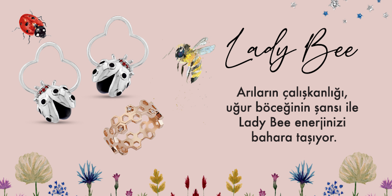 Roberto Bravo Gümüş Lady Bee Koleksiyon Ürünleri